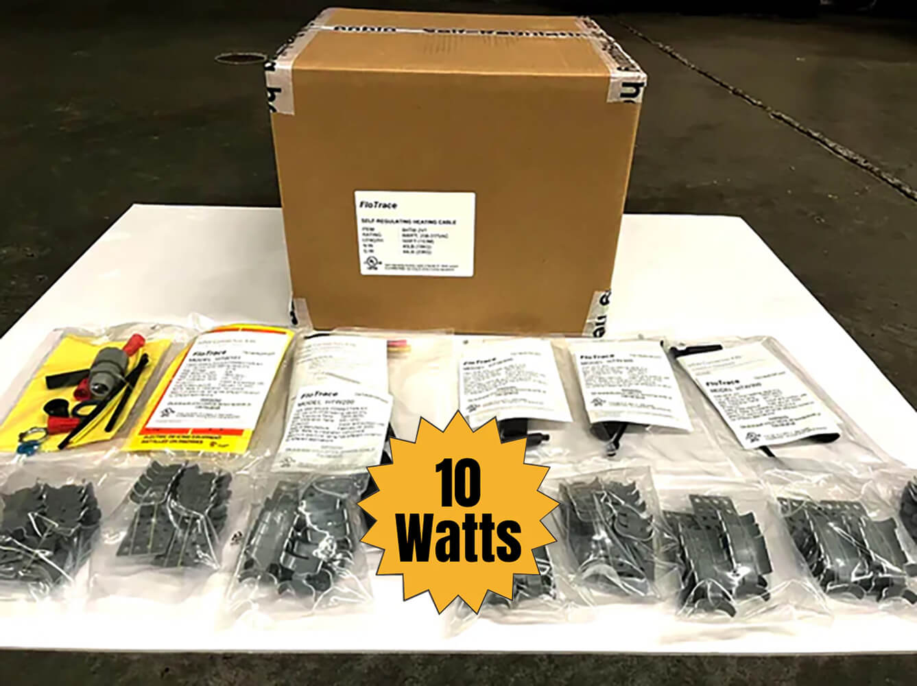 10-Watt Self-Regulating Heat Trace Kit by FloTrace