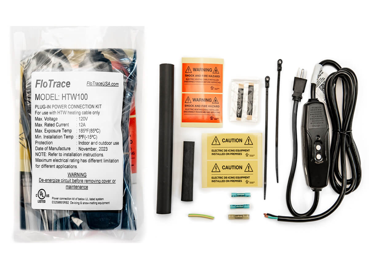 GFI Plugin Kit with Heat Shrinks, UL Listed